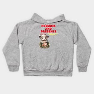 Possums and Presents Kids Hoodie